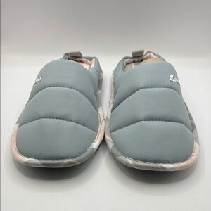Barbour Women's Plaid Slippers - Gray and Pink